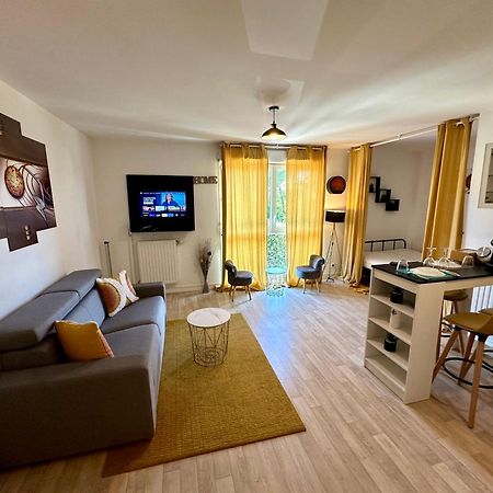 Résidence du Clos de l'Arche Torcy - Appartement de 34 m2, avec coin nuit, coin salon, coin cuisine, et parking privé souterrain - Idéal longs séjours Esterno foto